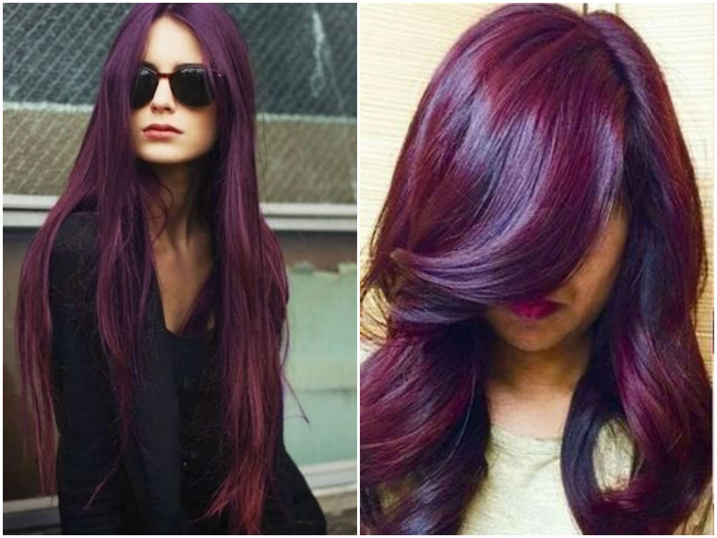 60 Burgundy Hair Color Ideas | Maroon, Deep, Purple, Plum ...