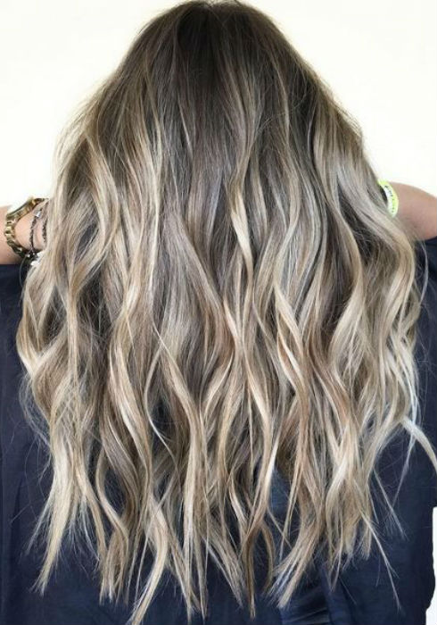 Ash  Blonde Balayage and Silver Ombre hair color ideas 2021
