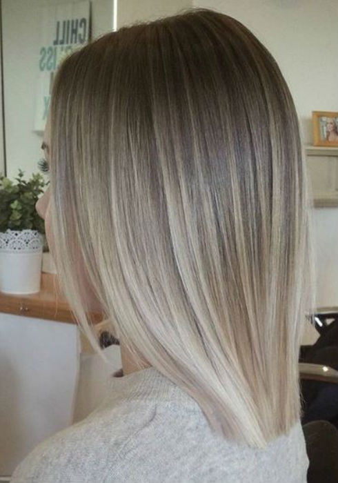 Ash Blonde Balayage and Silver Ombre hair  color ideas 2021