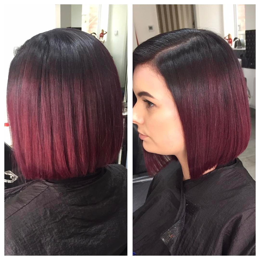 Ombre On Short And Long Bob Hair 2018