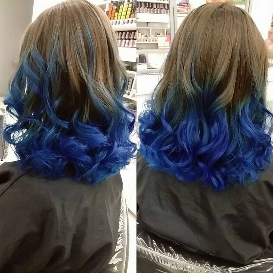 33 Top Photos Blue With Black Hair - Win Your Hairs Adorning Stares By Coloring Them Blue ...