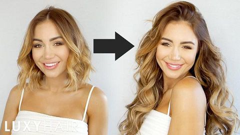 Can’t decide between long hair and short hair? Try Hair Extensions!