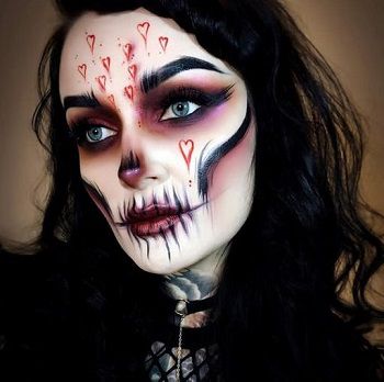 Makeup for Halloween: do it yourself. Simple Tips for creating a bright make-up