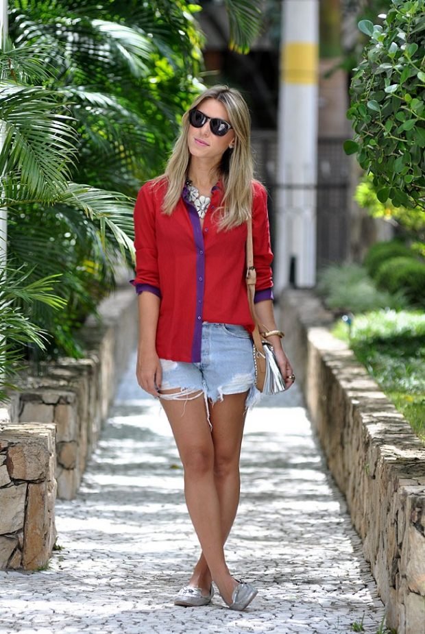 Summer looks with shorts 2021 for girls